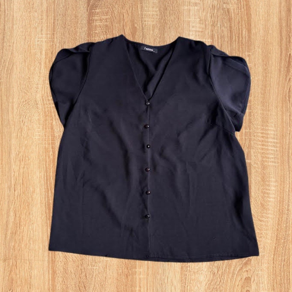 Elegant Black Women's Top
